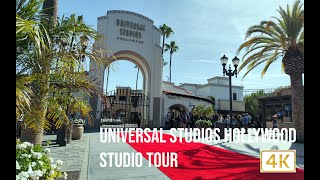 Universal Studios Hollywood  Full Studio Tour  4K [upl. by Notrub694]