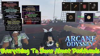 Advanced Guide For Deckhands Arcane Odyssey [upl. by Anyala533]