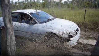 BUSH BASHING A HOLDEN COMMODORE  River Crossing Special [upl. by Yankee]