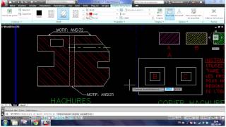 hachures AutoCAD 52 CA [upl. by Eibrik]