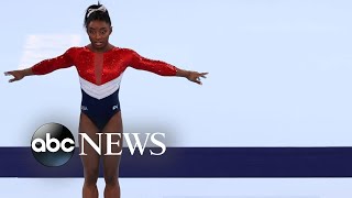 Simone Biles pulls out of Olympic team gymnastics final [upl. by Egres272]