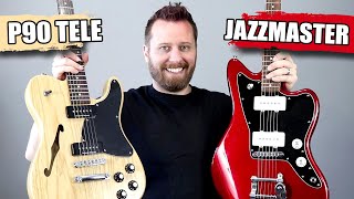 JAZZMASTER vs P90 TELE  The KINGS of Single Coil Pickups [upl. by Ymorej]