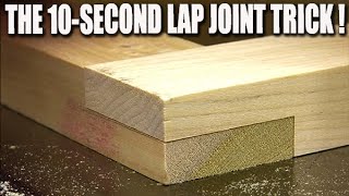 The Clever 10second woodworking trick I use to impress people [upl. by Nohtanhoj]