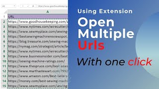 How to open Multiple URLswebsitelinks with one Click at once [upl. by Adnwahsar]