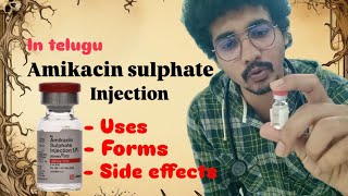 Amikacin injection complete details in Telugu by Dr Mukesh health doctor viralvideo [upl. by Isabelita846]