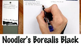 Noodlers Borealis Black [upl. by Aronoel233]