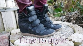 How to Style Wedge Sneakers Lookbook amp Giveaway Winner [upl. by Marsiella499]