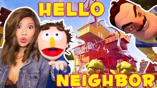 OUR CREEPY NEIGHBOUR HAS A NEW HOUSE  Hello Neighbor Alpha 4 [upl. by Chambers73]