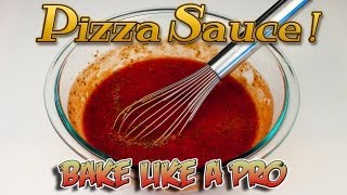 Easy Authentic Homemade Pizza Sauce Recipe [upl. by Tedi75]