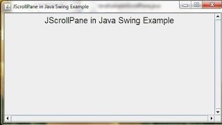 JScrollPane in java swing [upl. by Corneille37]