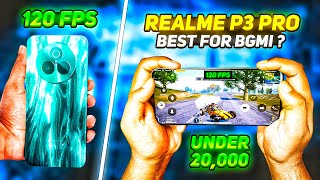 REALME P3 PRO 😱🔥120 FPS IN PUBG BGMI  BEST PHONE UNDER 20000  REALME P3 PRO BGMI TEST [upl. by Nyladam]