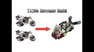 Lego 75206 Alternate Build  Republic Transport Speeder MOC 2018 Spring Set [upl. by Notlil558]