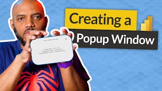 Create a Popup Window in Power BI [upl. by Lundberg]