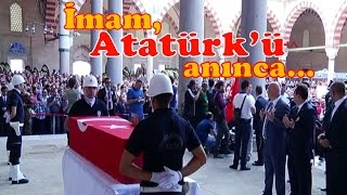 Şehit cenazesinde İmam Atatürk’ü Anınca Alkış Koptu [upl. by Aimahs]