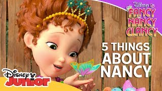 5 Things About Nancy  Fancy Nancy Clancy  Disney Junior Arabia [upl. by Calhoun]