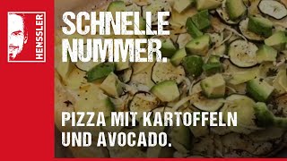 Schnelles PizzaRezept mit Kartoffeln und Thymian von Steffen Henssler [upl. by Ursulette]