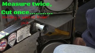 Weld on trailer jack [upl. by Trainer]