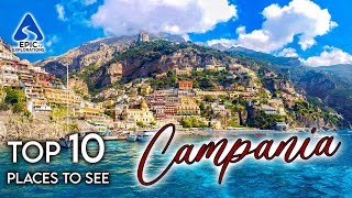 Campania Italy Top 10 Places and Things to See  4K Travel Guide [upl. by Mallen138]