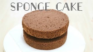 【超鬆軟】朱古力海棉蛋糕 Chocolate Sponge Cake ＊Happy Amy [upl. by Phia]