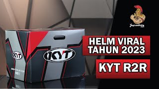 UNBOXING  KYT R2R  HELM VIRAL TAHUN 2023 DARI KYT HELMET [upl. by Adnil280]