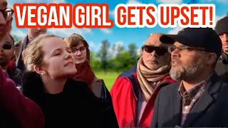 Vegan Girl gets upset Hashim Vs Vegans  Speakers Corner  Hyde Park [upl. by Wain]