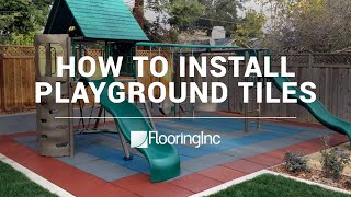 How to Install Playground Tiles by Flooring Inc [upl. by Sacks219]