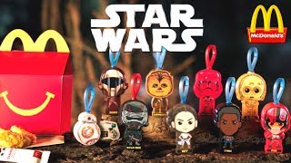 McDonalds Star Wars The Rise of Skywalker Happy Meal Toys Commercial Full Set 16 Movie Review 2019 [upl. by Motteo]