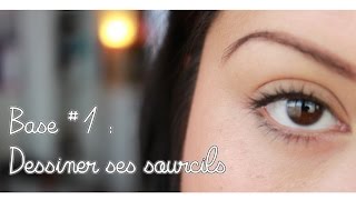 Comment dessinercréer des sourcils trop épilés [upl. by Ybbor]