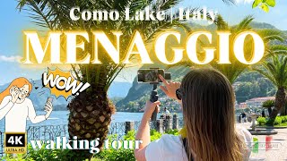 You MUST visit MENAGGIO 🎥 4K virtual walking tour ☀️ COMO LAKE ITALY May 2024 [upl. by Victorine]