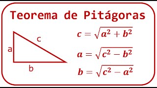 Teorema de Pitágoras  Explicación y ejemplos  RiveraMath [upl. by Sedlik]