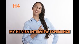 My First time H4 VISA Interview Experience video  H4 Visa for wife for USA [upl. by Rabush]