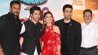 Badrinath Ki Dulhania Trailer Launch Full Video  Varun Dhawan Alia Bhatt Karan Johar [upl. by Ostler]