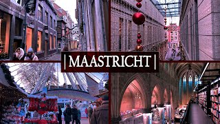 MAASTRICHT A Magical Christmas Fairytale in 2023  Netherlands 4K [upl. by Ahsinid581]