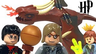 BrickQueen LEGO Harry and the Hungarian Horntail 4767 Harry Potter Goblet of Fire Review [upl. by Aihsiyt]