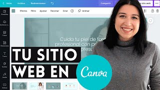 Cómo crear una página web GRATIS y FÁCIL en Canva Tutorial paso a paso 2021 [upl. by Donnenfeld]