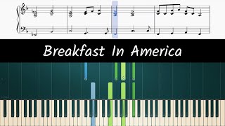 How to play piano part of Breakfast In America by Supertramp [upl. by Atiloj]