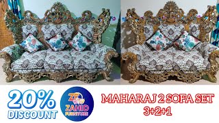 Maharaj 2 Sofa set  CodeZSF31  20 Discount  321  sofa sofaset [upl. by Karleen979]