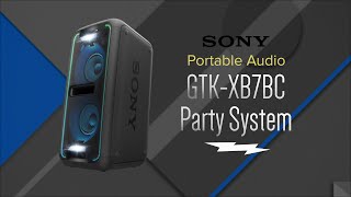 Sony GTK XB7 Home Audio System [upl. by Marena884]