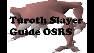 OSRS Turoth Slayer Guide 2018 FAST XP GREAT LOOT [upl. by Waxman]