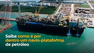 Gigante do mar saiba como é por dentro de um navioplataforma de petróleo [upl. by Aksel316]