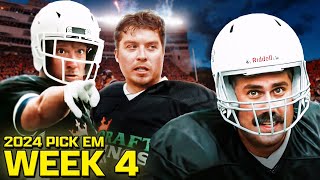 THIS IS A FOOTBALL SHOW  Pick Em Week 4 [upl. by Ardnasak]