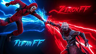 ZEROX FF📲 VS TUFAN FF 🖥️ 🇳🇵❤️🇮🇳 [upl. by Aserehs499]