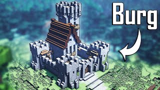 Minecraft Burg bauen 🏰 Burg in Minecraft bauen deutsch [upl. by Karla]