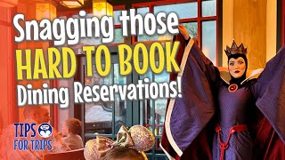 11 TIPS for Snagging the HARDEST DISNEY DINING Reservations [upl. by Ardnahcal567]