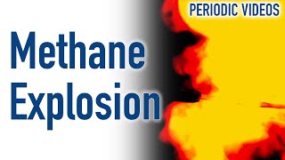 Methane Explosion SLOW MOTION  Periodic Table of Videos [upl. by Pickett]