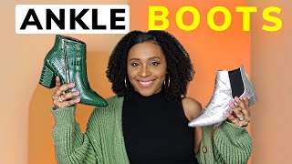 Winter Outfit with Ankle Boots  How to Style Ankle Booties [upl. by Arraet]