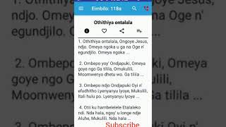 Othithiya Ontalala  Eimbilo Mehangano 118 Gospel song [upl. by Anialahs]