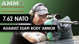 762x51 NATO vs ESAPI Body Armor [upl. by Anailuig]