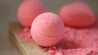 How To Make Bath Bombs  DIY Bath Bomb Recipe [upl. by Hareehat381]