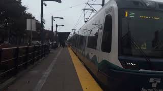 Sound Transit Link Light Rail Sunday Afternoon Action  Othello 102024 [upl. by Kirbee]